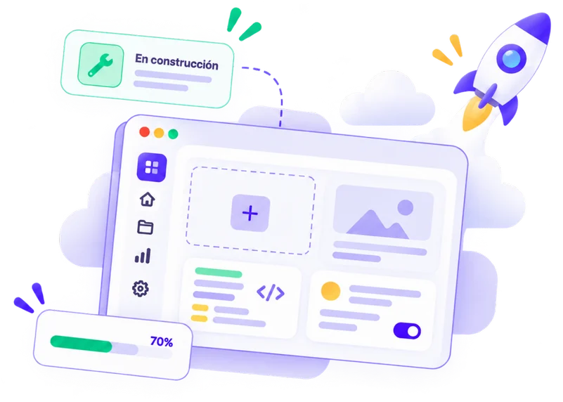 Ilustración de producto en construcción — Nesvatek