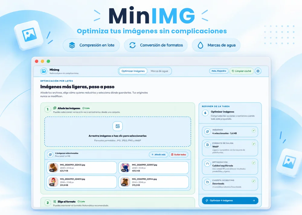 Vista de MinIMG